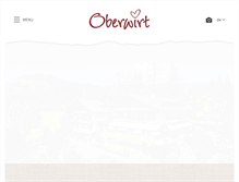 Tablet Screenshot of hotel-oberwirt.com