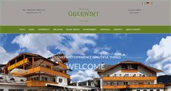 Desktop Screenshot of hotel-oberwirt.it
